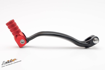 Dźwignia zmiany biegów honda cr 125 '83-'07 aluminiowa kolor czarny, końcówka czerwona
