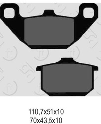 Klocki hamulcowe kh85 półmetaliczne (oferta specjalna) wycofane z oferty