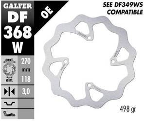 Tarcza hamulcowa przód suzuki rm 250z '19-, rmx 450z '18- wave (270x118x3mm)