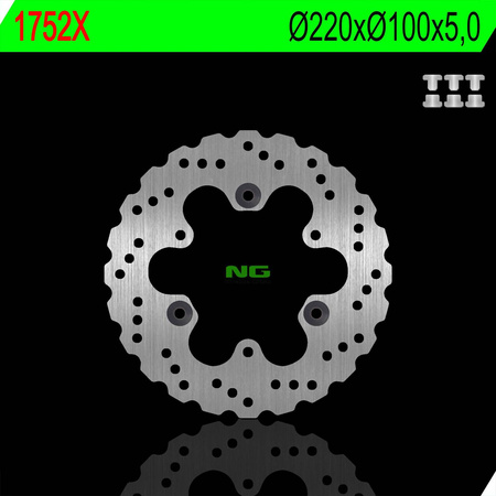 Tarcza hamulcowa tył kawasaki ex 250/300/400 ninja 13-21 wave