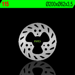 Tarcza hamulcowa tył gas gas 50/125/250, hm 50, peugeot 50 (200x62x3,5)