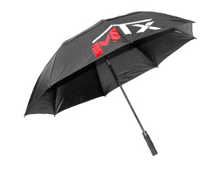 PARASOLKA KOLER CZARNY BIAŁE LOGO