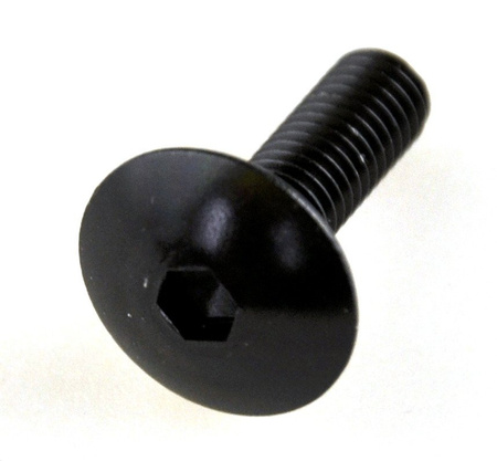 Śruby owiewki aluminiowa 6X20 czarna 10 sztuk