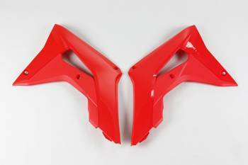 Osłony chłodnicy honda crf 250r '18-21, crf 450r '17-20, kolor czerwony