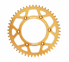 Zębatka tylna aluminiowa 7075-t6 (ergal) 899 52 ktm sx/exc (jtr897.52) kolor złoty