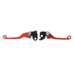 Dźwignia hamulca i sprzęgła do Honda CRF czerwona komplet