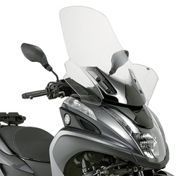 Szyba yamaha tricity 125-155 (14-19), mbk tryptik 125 (14-17) 74 x 63 przezroczysta - potrzebne mocowanie d2120kitk