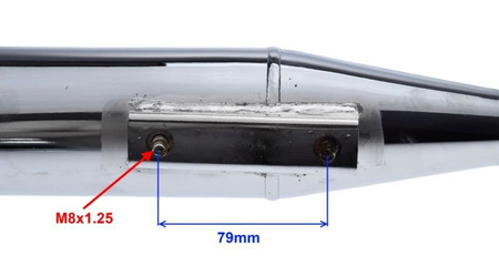 Tłumik do motoroweru Kinroad Xt50Q Chopper