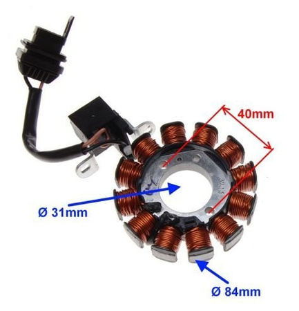 Stator z magnetem skuter Piaggio Zip 4T Piaggio TP