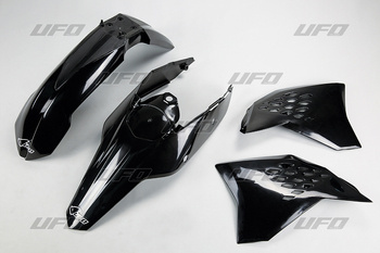 Komplet plastików ktm exc '09-'10 kolor czarny (kt511e001)