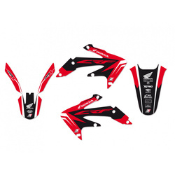 Komplet naklejek (oklein) honda crf 450x '04-'16, dream 4 kolor czerwony/czarny