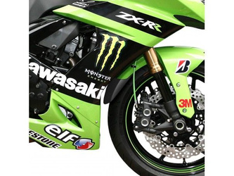 Przedłużenie błotnika do kawasaki zx-6r 05-08 / zx10r 04-07 (przednie) czarne