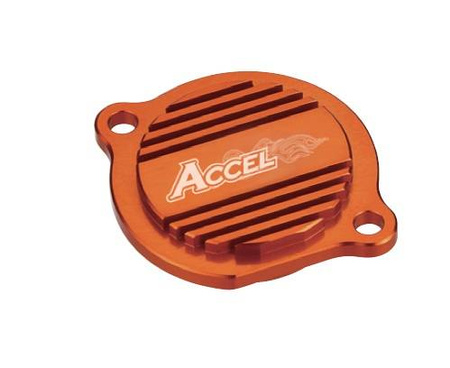 Pokrywa filtra oleju ktm sxf/excf 400/450/520/525 '99-'07, sxf/excf 250 '06-'12 kolor pomarańczowy