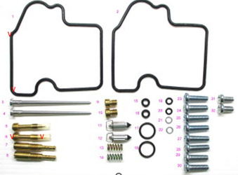 ZESTAW NAPRAWCZY GAŹNIKA KAWASAKI KVF 700 PRAIRIE '04-'06 (26-1385)
