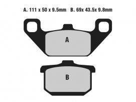 Klocki hamulcowe Kawasaki VN 750 Kawasaki GTR 1000