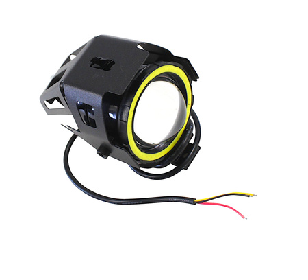 Halogeny Led Z Ringiem Uniwersalne Z Przełącznikiem Komplet 2szt.