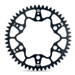 Zębatka tylna aluminiowa t7075 (ergal) 270 48 (27048) kolor czarny yamaha yz/yzf '99-'18 wrf '01-'18 (jtr251.48) (łańc. 520)