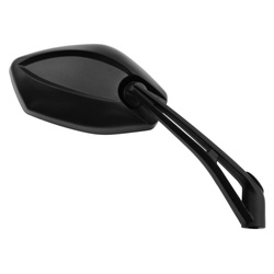 Lusterko prawe, kolor czarny chiński skuter/moped/motorower/atv 2t, 4t, keeway tx, peugeot speedfight iii 50-200 (e800d)