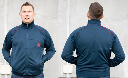 Troy lee wyprzedaż bluza rugby warmup granatowa s
