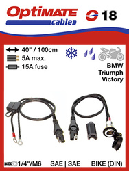 Gniazdo zapalniczki din 12v z automatycznym zamknięciem i przewodem do podłączenia do akumulatora (el)