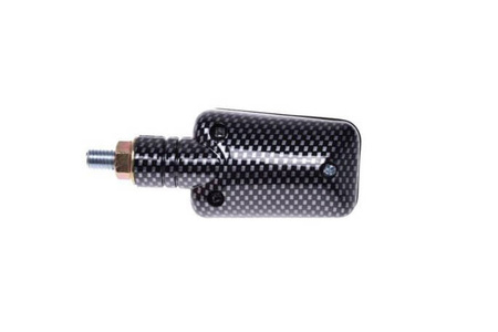 Kierunkowskaz mini carbon ciemny krótki