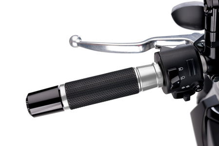 Manetki / gripy hi-tech ascent (dł. 123mm) puig do kawasaki kle500 91-97 srebrne