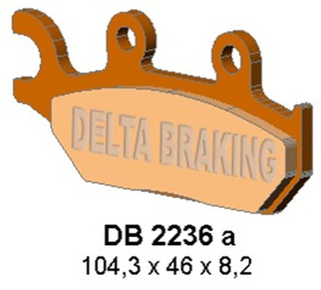 Klocki hamulcowe kh645 can am maveric 1000 prawy - zastępują db2236mx-d oraz db2236qd-d
