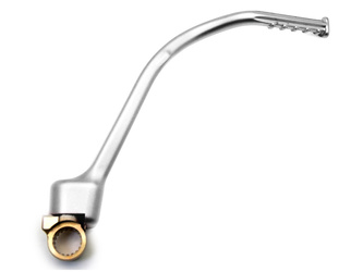 Psychic dźwignia startera (kopka) honda crf 450r '09-'16 aluminiowa (28300-men-306) kolor srebrny