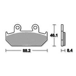 KLOCKI HAMULCOWE TRW MCB571