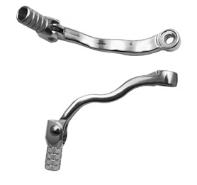 Dźwignia zmiany biegów ktm exc 250/300 05-16, sx 250 05-16, sxf 250 06-12, excf 250 07-08 (aluminiowa) kolor srebrny