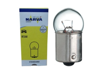 NARVA ŻARÓWKA 12V 5W BA15S R5W 1 SZTUKA (BIAŁE SZKŁO)