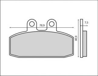 Klocki hamulcowe kh256 / kh113 przód (ft 3026)