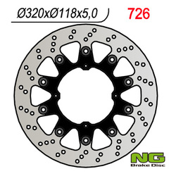 Tarcza hamulcowa przód honda xr 250/400/650 (supermoto)(320x118x5mm)(4x6,5mm)