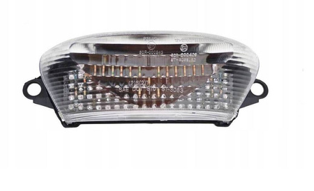 lampa tył honda vtr1000f '97-'04 firestorm (białe szkło/homologacja)