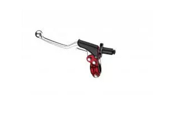 uchwyt dźwigni sprzęgła kompletny uniwersalny (kuty) kolor czerwony (cl-01rd)