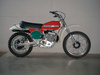 Komplet naklejek (oklein) ktm g'74-'76, replica oem ktm, czarne tło