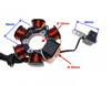 Stator iskrownik 6 cewek do Piaggio FREE 50 SFERA 50 ZIP 50 NRG 50