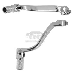 Dźwignia zmiany biegów suzuki rmz450 '08-'18 (aluminiowa) kolor srebrny, końcówka stalowa