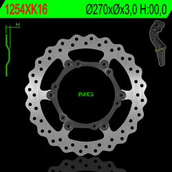 TARCZA HAMULCOWA PRZÓD Z ADAPTEREM OVERSIZE KTM / HUSABERG 270X3 (NG1254XK16) WAVE PŁYWAJĄCA