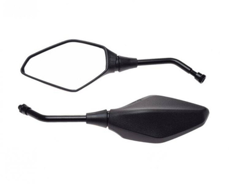 Lusterka uniwersalne do skuterów motocykli quadów z obejmami kierownicy