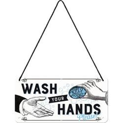 Zawieszka 10X20 Wash Your Hands 28047