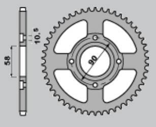 Zębatka przednia 269 15 can-am