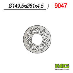 Tarcza hamulcowa polaris 400/500 '01-'02 (turbina)