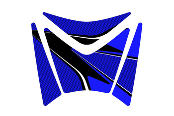 Radikal Osłona Półki Kierownicy Puig Suzuki Gsx-S750 17-21 Niebieska