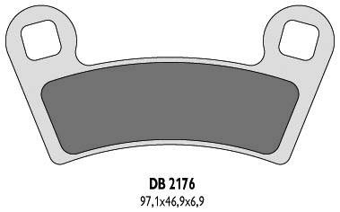 Klocki hamulcowe kh456 polaris - zastępują db2176mx-d oraz db2176qd-d
