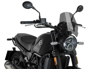 Szyba Owiewka Puig Do Benelli Leoncino 500 16-22 Mocno Przyciemniona