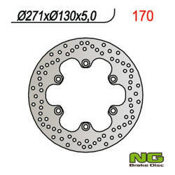 Tarcza hamulcowa przód kawasaki gpz 500 s (90-03), gpz 900r, gpz600/750/900 (271x130x5) (6x10,5mm)