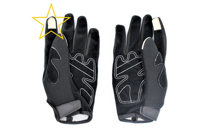 Rękawice Motocyklowe Enduro Cross Quad Moto V-02s Czarne S Ekran Dotykowy Rkw00000012