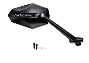 Lusterko lewe viper (aluminium) kolor czarny