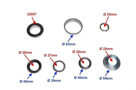 Łożysko główki ramy skutera Qt-4 Romet Rxl i Inne
